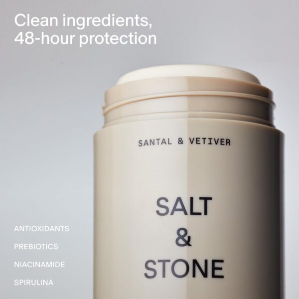 Salt & Stone SALT & STONE Deodorant | Extra Strength Natural Deodorant for Women & Men | Aluminum Free with Seaweed Extracts, Shea Butter & Probiotics - Image 2