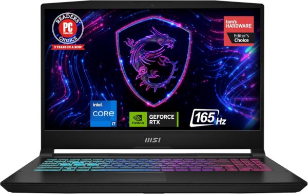 MSI Katana 15 15.6” 165Hz QHD Gaming Laptop: Intel Core i7-13620H, NVIDIA Geforce RTX 4070, 16GB DDR5, 1TB NVMe SSD, Cooler Boost 5, Win 11: Black B13VGK-2000US - Image 3