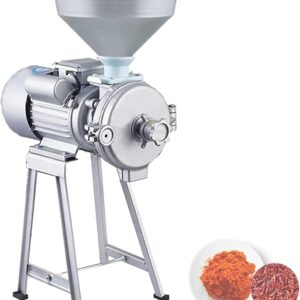 Electric Food Mill Grain Mill Wet Mill Coffee Grinder,Commercial Stainless Steel Corn Grinder Industrial Flour Milling Machine for Pepper Soybean Peanut Grains